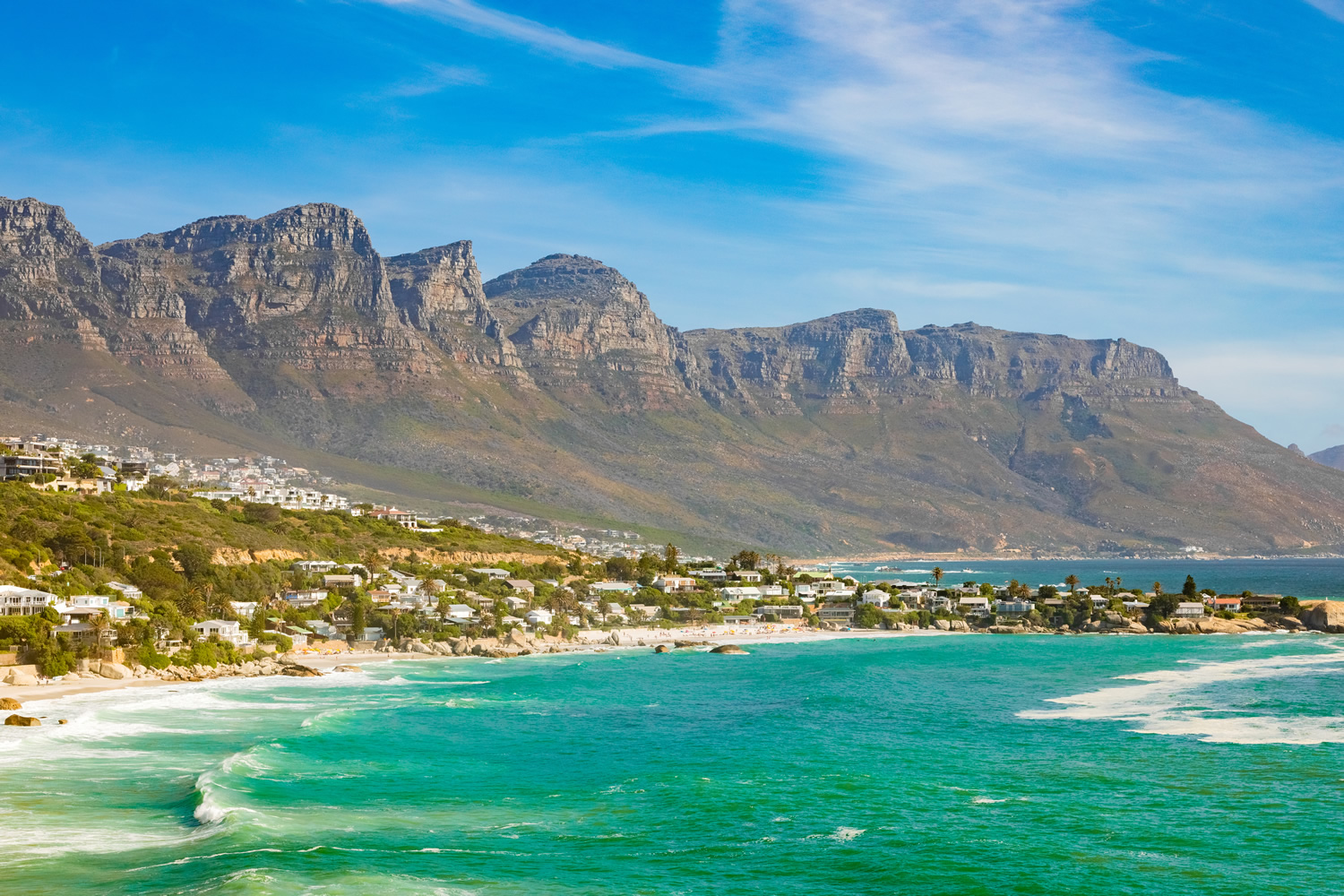 Breathtaking view rocky cliffs cape town South Africa