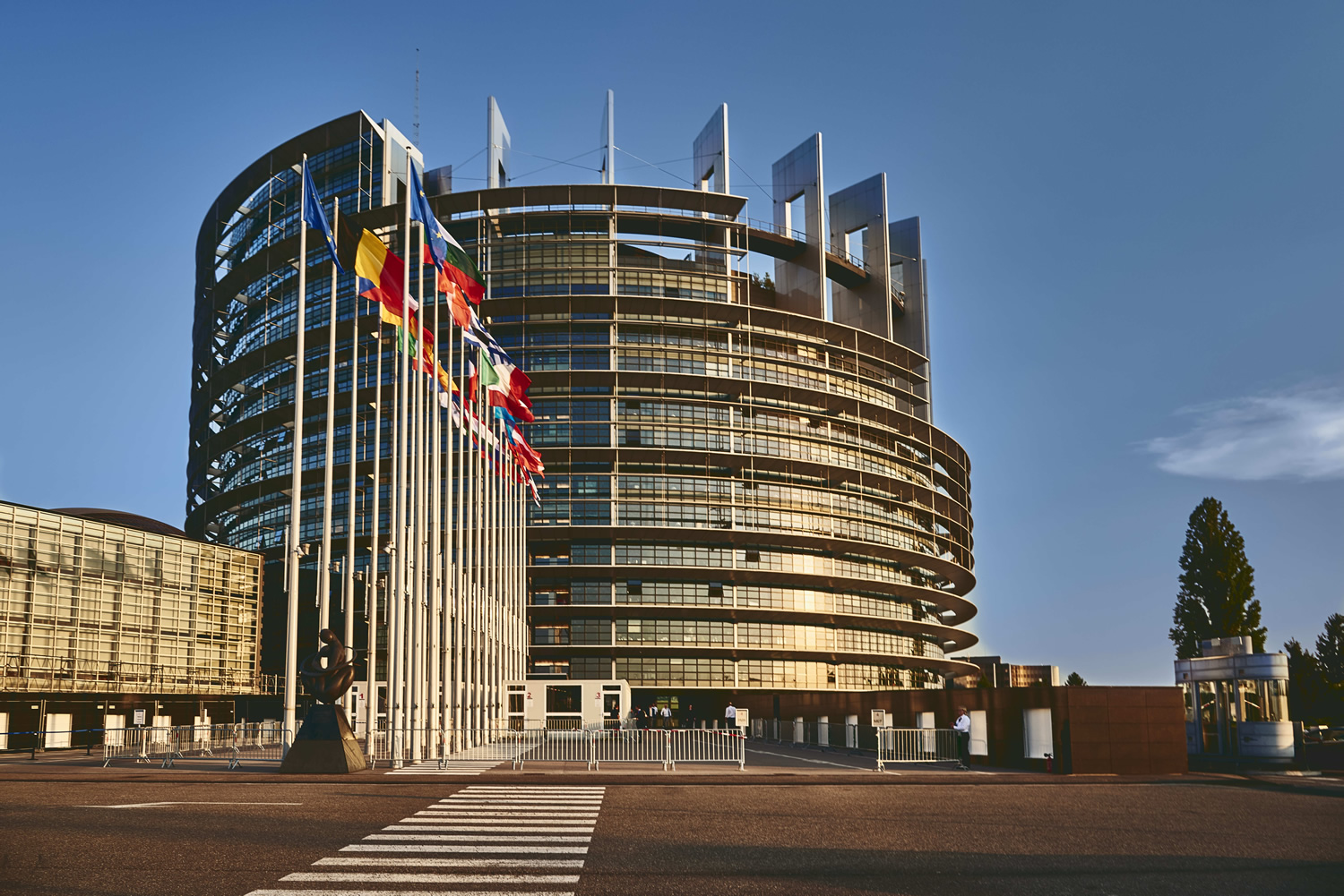 European parliament building Strasbourg France